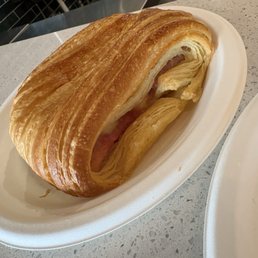 Ham and cheese croissant