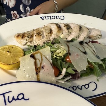CASA TUA - Chicken sous vide and mixed greens - Italian Near Me - Miami, Florida