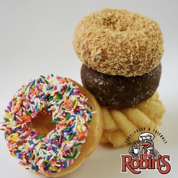 Robin's - three doughnuts with sprinkles - Coffee & Tea Near Me - Kentville, Nova Scotia Robin's - three doughnuts with sprinkles - Coffee & Tea Near Me - Kentville, Nova Scotia