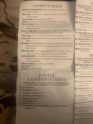 Menu photo 7 El Rancho Alegre Lewistown, MT