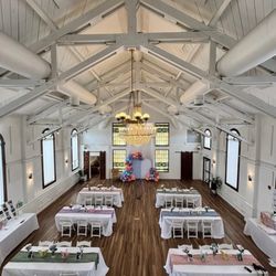 The Virgil - The Virgil is a really beautiful venue. The high ceilings, big windows, stained glass and huge chandelier, give it a unique charm.