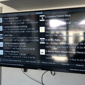 Altered State Brewing - Menu - Breweries Near Me - Raleigh, North Carolina Altered State Brewing - Menu - Breweries Near Me - Raleigh, North Carolina