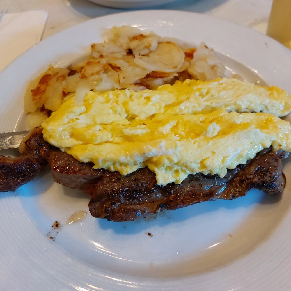 The Allwood Diner - Rib-Eye Steak & Eggs - Diners Near Me - Clifton, New Jersey