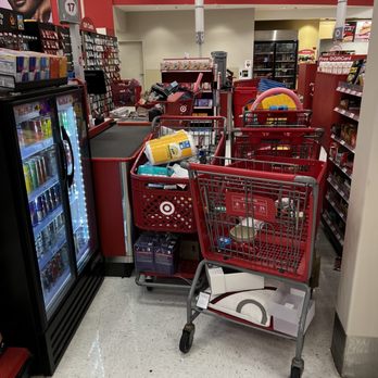Target - Carts of random products in checkout lanes. - Department Stores Near Me - West Jordan, Utah Target - Carts of random products in checkout lanes. - Department Stores Near Me - West Jordan, Utah
