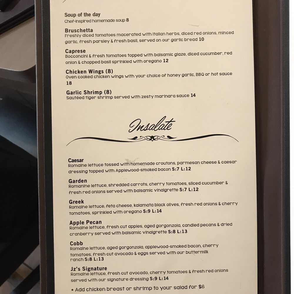 Jz's Pizza - Menu - Pizza Near Me - Toronto, Ontario