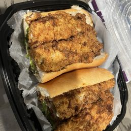 Fish hoagie