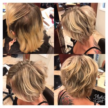 Hair By Bridgette Maureen - Full highlights with toner and haircut for shaping it up - Hair Stylists Near Me - Murrieta, California Hair By Bridgette Maureen - Full highlights with toner and haircut for shaping it up - Hair Stylists Near Me - Murrieta, California