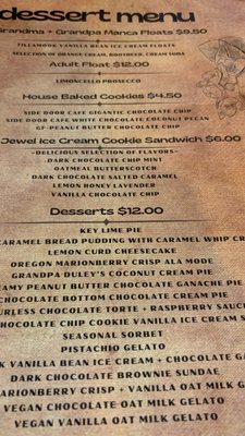 Menu photo 1 Side Door Cafe Gleneden Beach, OR Menu photo 1 Side Door Cafe Gleneden Beach, OR