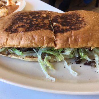 Gutierrez Mexican Restaurant - Carne asada torta.. bread sweet and soft and all so good! - Mexican Near Me - Moorpark, California