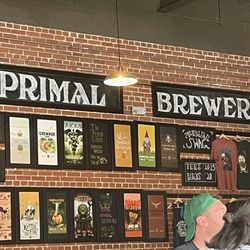 Primal Brewery - Belmont - Beers and swag