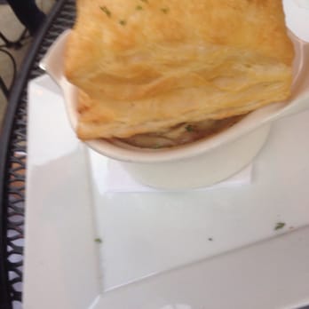 Winberie's Restaurant & Bar - The chicken pot pie. Very interesting presentation, the top is basically a hollow croissant - American Near Me - Summit, New Jersey