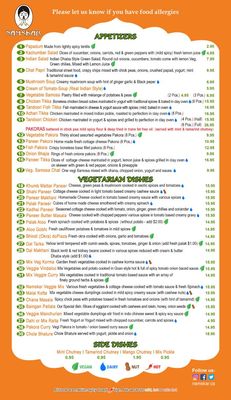 Menu photo 3 Namskar Calgary, AB
