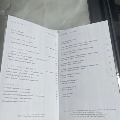 Menu photo 4 The Champagne Bar New York, NY Menu photo 4 The Champagne Bar New York, NY