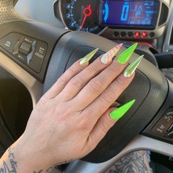 Debbies Waxing & Nails - so in love with this set.  thanks wasabi. - Nail Salons Near Me - Montebello , California