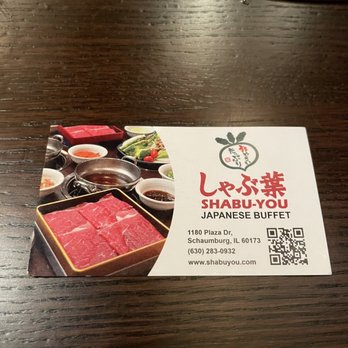 Shabu-Yo - Business card - Japanese Near Me - Schaumburg, Illinois Shabu-Yo - Business card - Japanese Near Me - Schaumburg, Illinois