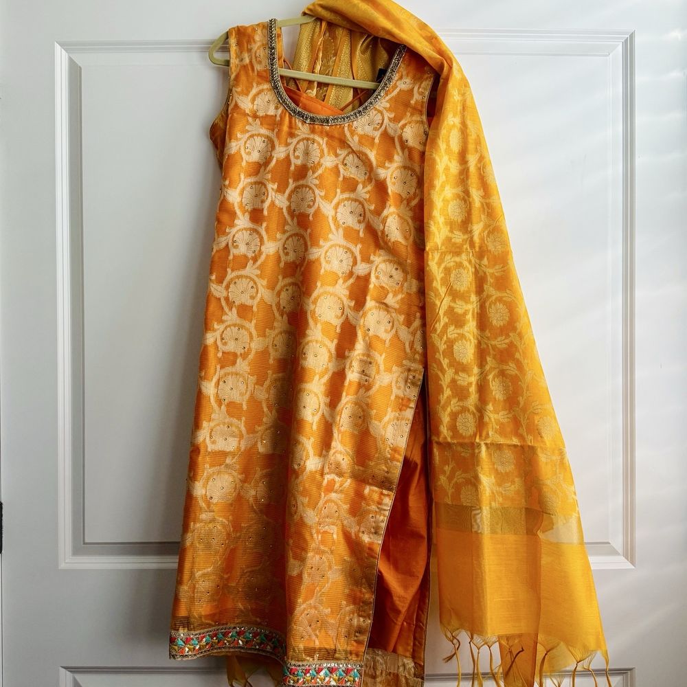 Roopam Sarees - marigold kurta with pants and dupatta - Accessories Near Me - Berkeley, California