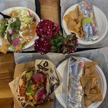 Corazon Cocina - Octopus and shrimp taco Both types of burritos - Mexican Near Me - Santa Barbara, California Corazon Cocina - Octopus and shrimp taco Both types of burritos - Mexican Near Me - Santa Barbara, California