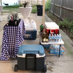 EMP Bartending Service - Outside set up