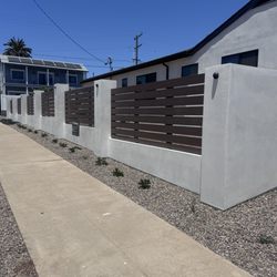 EcoDesignSD - We wall/fence with lighting and new plants
