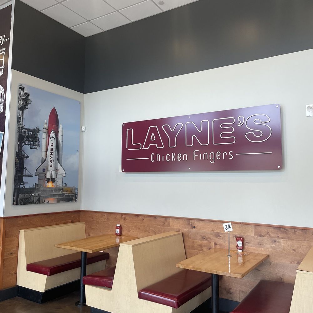 Layne's Chicken Fingers - ig: @whatsviveating  |  inside - Fast Food Near Me - Katy, Texas