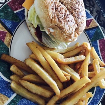 King Kabab - Double cheese chicken keema burger and masala fries sooo juicy and good must try! - Indian Near Me - Valley Stream, New York