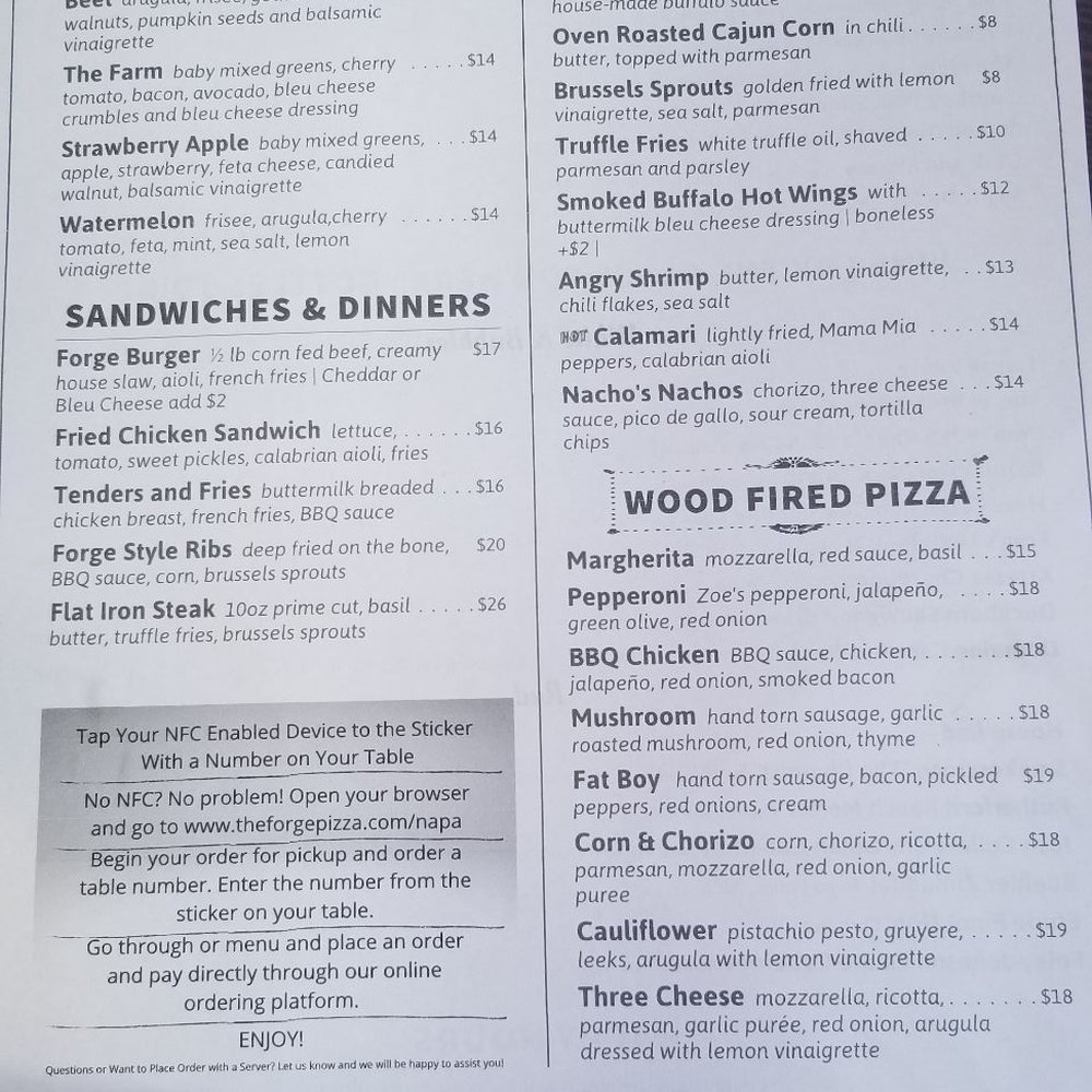 Forge Pizza - Updated 7/2020 - Pizza Near Me - Napa, California Forge Pizza - Updated 7/2020 - Pizza Near Me - Napa, California