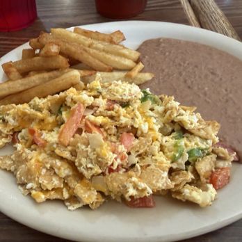 Habanero Mexican Cafe - Migas Plate (crispy tortilla mixed with egg, cheese, jalapeno, tomato, onion) @ $11.50 - Delicious!! - Mexican Near Me - Austin, Texas Habanero Mexican Cafe - Migas Plate (crispy tortilla mixed with egg, cheese, jalapeno, tomato, onion) @ $11.50 - Delicious!! - Mexican Near Me - Austin, Texas