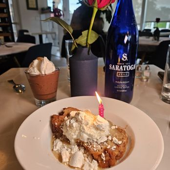 Freddie's Kitchen at the Cole - Birthday dessert at Freddie's!! - French Near Me - Palm Springs, California Freddie's Kitchen at the Cole - Birthday dessert at Freddie's!! - French Near Me - Palm Springs, California