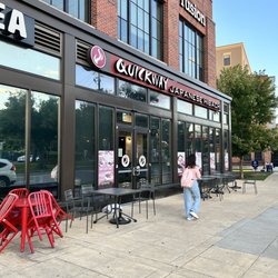 Outside