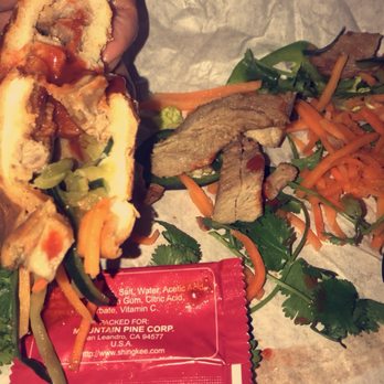 Happy Pho - Pork bahn mi  doesn't taste grilled at all  Grilled Pork Sandwich - Vietnamese Near Me - Modesto, California