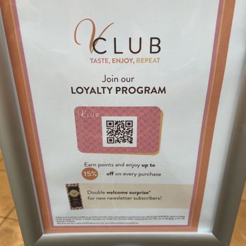 Venchi - Loyalty program at Venchi in the Westfield Shopping Center in Santa Clara. - Gelato Near Me - Santa Clara, California