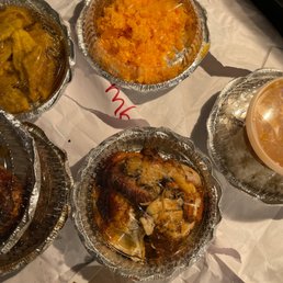 Baked chicken and yellow rice Baked chicken and yellow rice