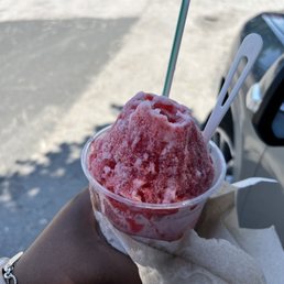 Slice Strawberry Cheesecake