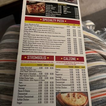 Mannino's Pizzeria - Page 2 of menu - Pizza Near Me - Pottstown, Pennsylvania