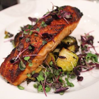 Becco - Salmon with brussel sprouts and olive oil - Italian Near Me - New York, New York