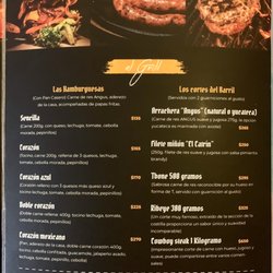 El Barril Grill - Menu 2020