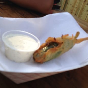 Oklahoma State Fair - Deep fried jalepeño on a stick - Festivals Near Me - Oklahoma City, Oklahoma Oklahoma State Fair - Deep fried jalepeño on a stick - Festivals Near Me - Oklahoma City, Oklahoma