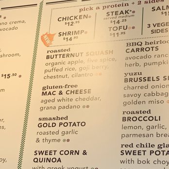 Flower Child - The roasted butternut squash was amazing - Salad Near Me - Charlotte, North Carolina