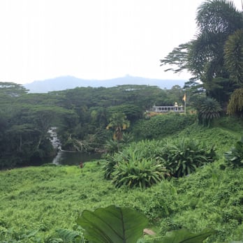 Kauai Aadheenam Hindu Monastery - Outlook onto the Iraivan temple - Hindu Temples Near Me - Kapaa, Hawaii