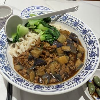 Sanxi Noodles - Eggplant and pork noodles - Noodles Near Me - Richmond Hill, Ontario Sanxi Noodles - Eggplant and pork noodles - Noodles Near Me - Richmond Hill, Ontario