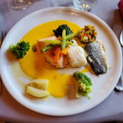 Auberge du Vieux Logis - Trio of fish: delicious