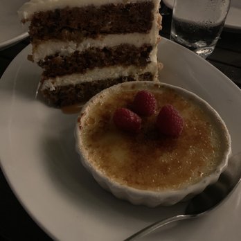 Chicago Cut Steakhouse - Carrot cake and crème brûlée - Steakhouses Near Me - Chicago, Illinois Chicago Cut Steakhouse - Carrot cake and crème brûlée - Steakhouses Near Me - Chicago, Illinois