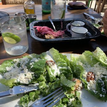Jazamango - Mini romaine salad and black bean tacos. - Mexican Near Me - Todos Santos, BCS Jazamango - Mini romaine salad and black bean tacos. - Mexican Near Me - Todos Santos, BCS