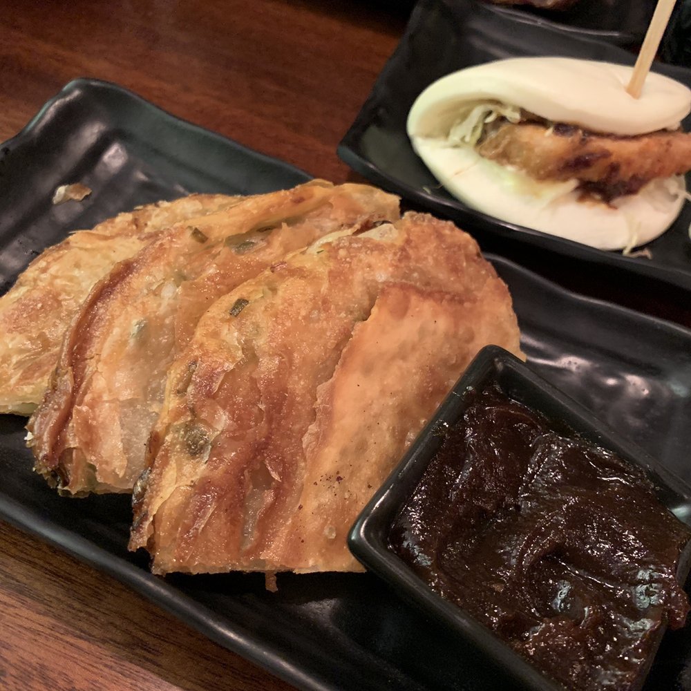 Miso Ramen - Scallion pancakes - Ramen Near Me - Jersey City, New Jersey