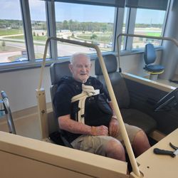 Reunion Rehabilitation Hospital - Physical Therapy was his favorite part! Good job Reunion, he practically running now. Lol