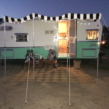 The Holidays - Twinkly lights at dusk - RV Parks Near Me - San Clemente, California