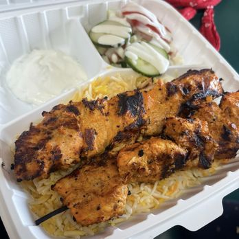 Gyro Hub & Mediterranean Grill - Chicken Tikka With Rice - Mediterranean Near Me - Dubuque, Iowa