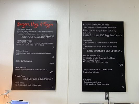Menu photo 5 Burrito Brothers La Habra, CA
