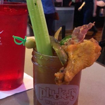 Pluckers Wing Bar - Plano - Bloody marry - Chicken Wings Near Me - Plano, Texas Pluckers Wing Bar - Plano - Bloody marry - Chicken Wings Near Me - Plano, Texas
