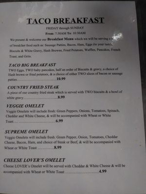 Menu photo 4 Taco City Sellersburg, IN